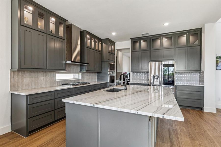 Furnished interior view inside a new home in Cambridge Estates, Prosper (Image 20). Furnished interior view inside a new home in Cambridge Estates, Prosper (Image 20).