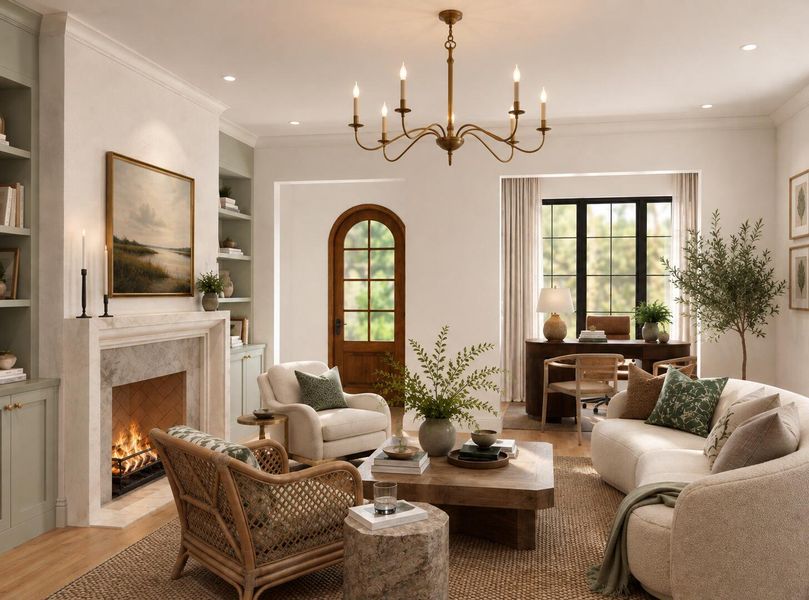 Furnished interior view inside a new home in , Mount Pleasant (Image 8).