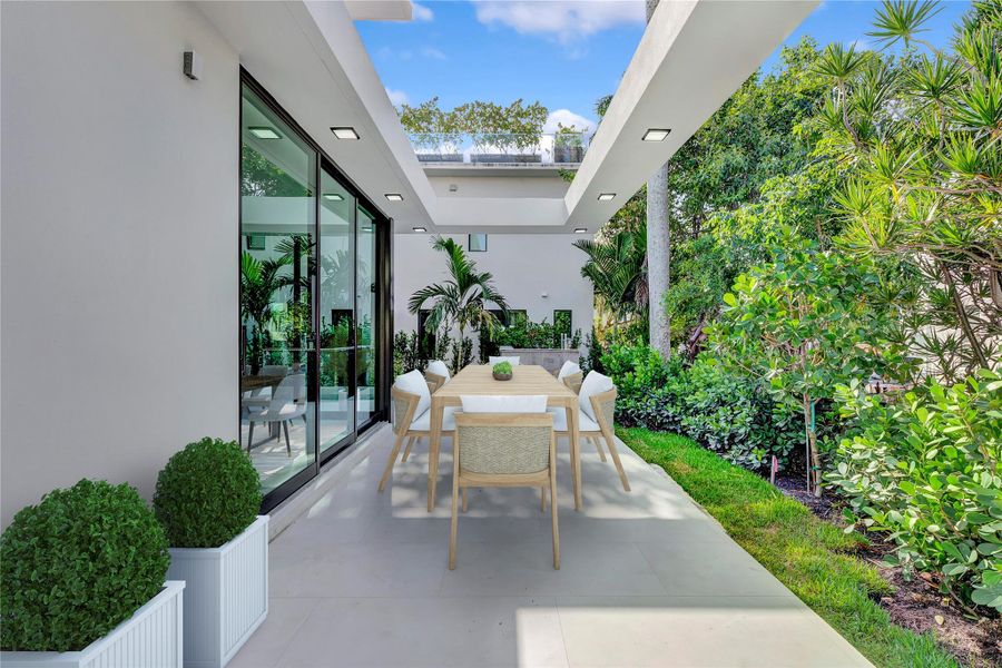 Exterior details and patio area of a home in , Miami (Image 36). Exterior details and patio area of a home in , Miami (Image 36).