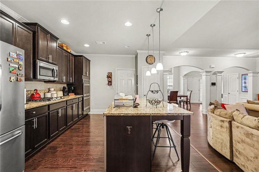 Furnished interior view inside a new home in , Atlanta (Image 7).