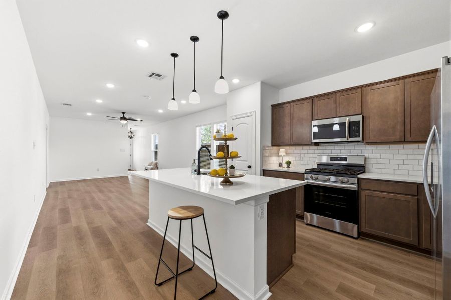 Furnished interior view inside a new home in Emberly, Beasley (Image 12).