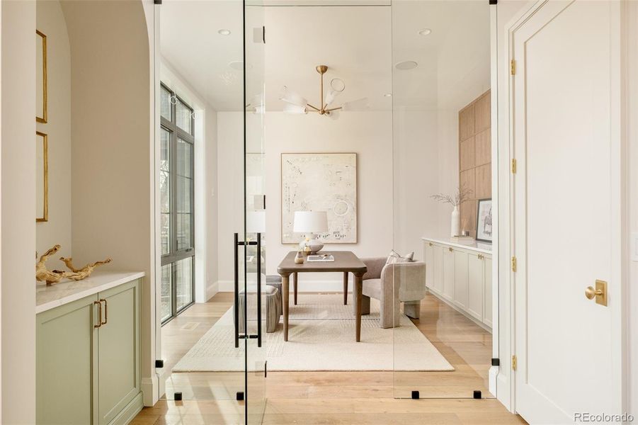 Furnished interior view inside a new home in , Denver (Image 16).