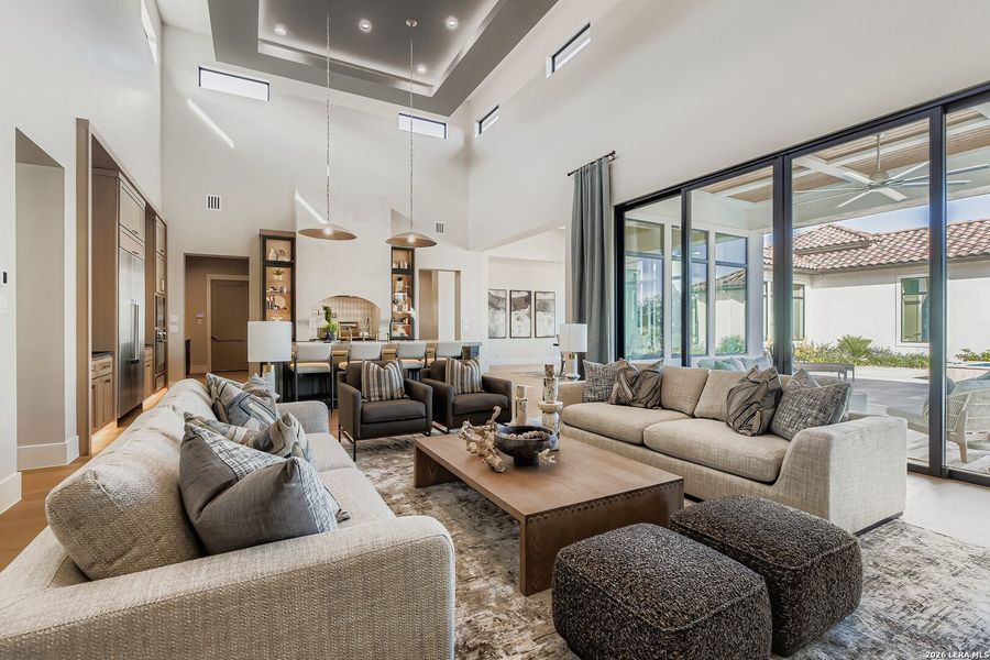 Furnished interior view inside a new home in Pecan Springs, Boerne (Image 41).
