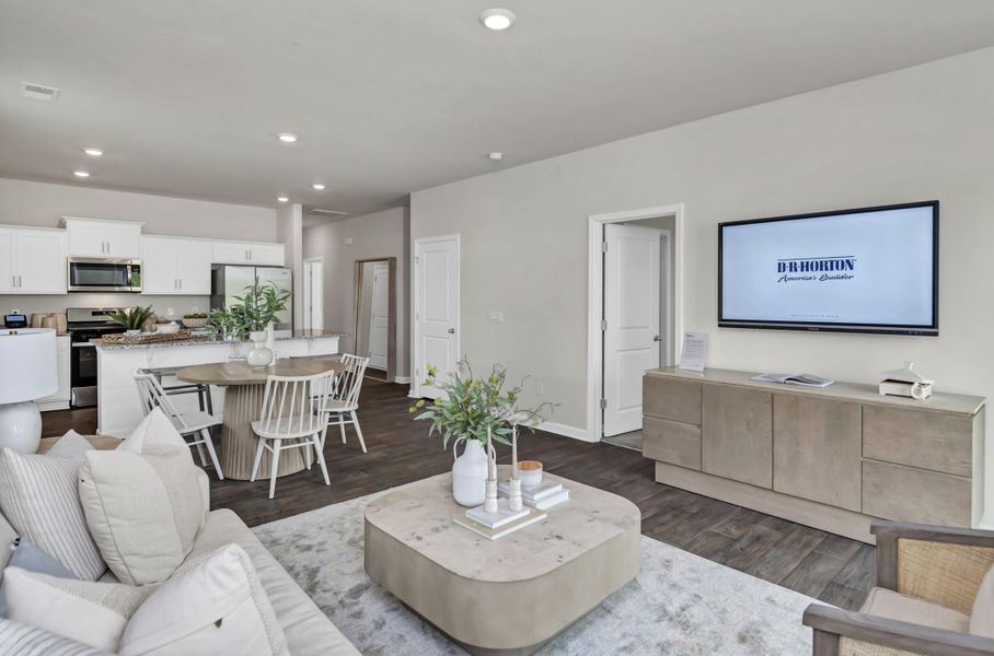 Furnished interior view inside a new home in Mulberry Landing, Orangeburg (Image 12). Furnished interior view inside a new home in Mulberry Landing, Orangeburg (Image 12).