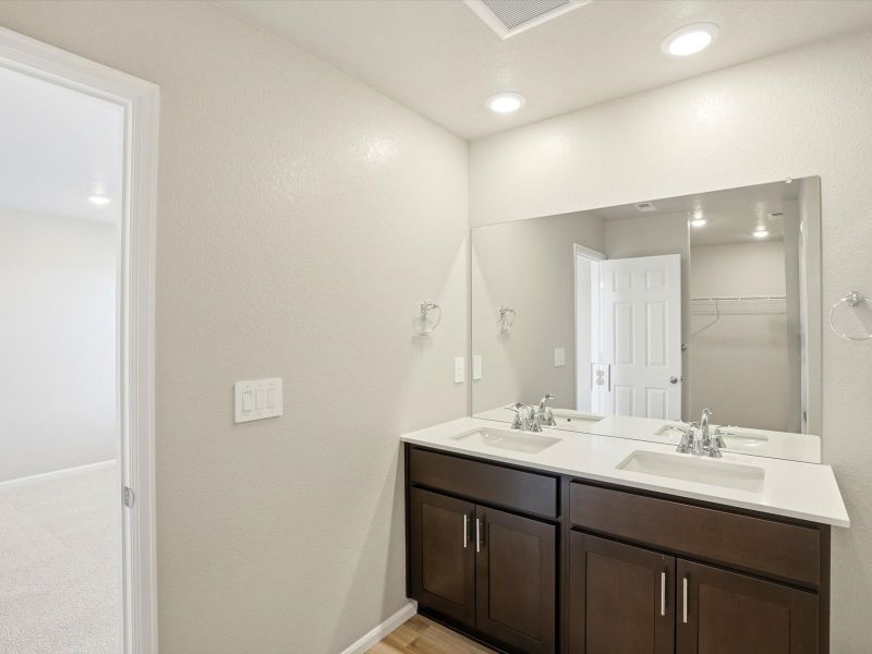Furnished interior view inside a new home in Lorson Ranch: The Trail Collection, Colorado Springs (Image 5).