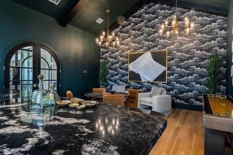 Furnished interior view inside a new home in Fleming Pointe, Fort Worth (Image 31).