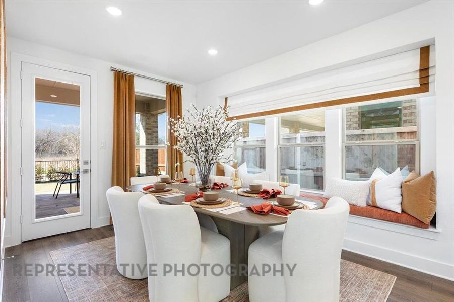 Furnished interior view inside a new home in Mosaic: 40ft. lots, Celina (Image 20).