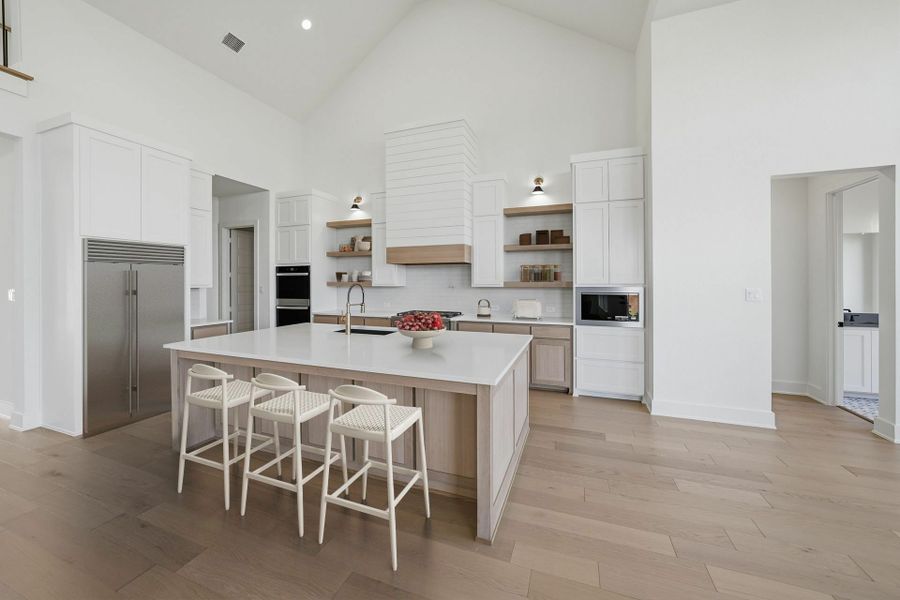 Furnished interior view inside a new home in Park Place - 80' Lots, Prosper (Image 20).