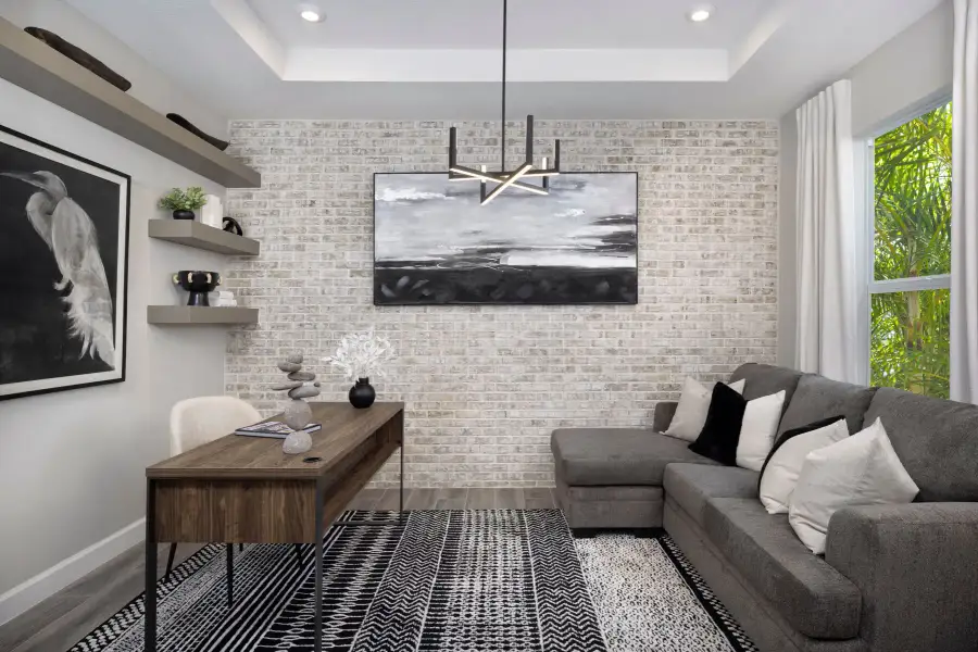 Furnished interior view inside a new home in Tradition, Port St. Lucie (Image 6).
