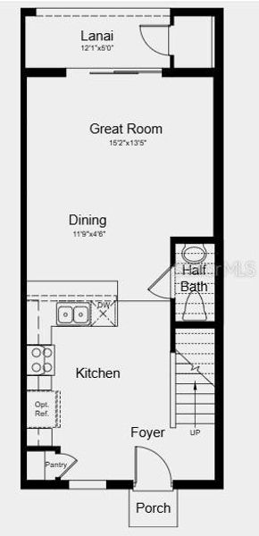 2D floor plan layout of this home in , Sarasota, FL (Image 4).