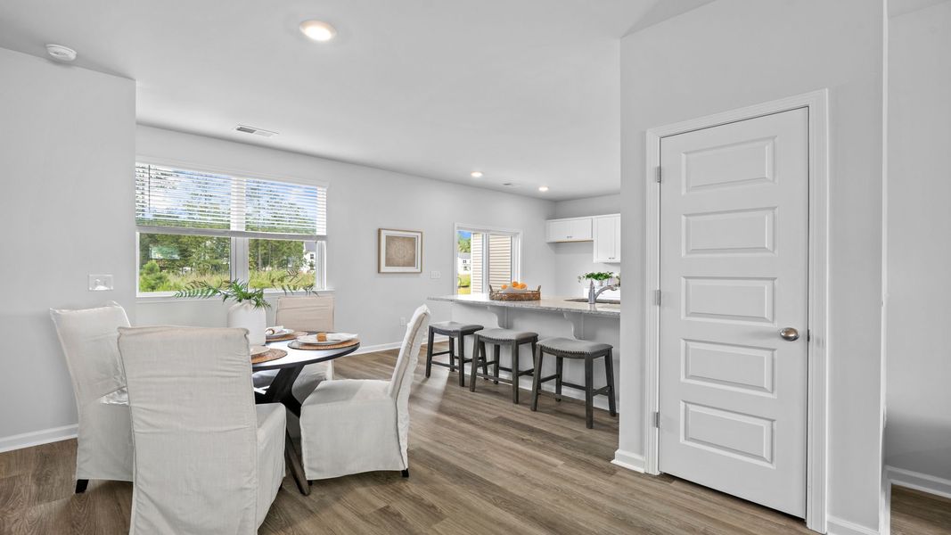 Furnished interior view inside a new home in The Groves at Bees Creek, Ridgeland (Image 13). Furnished interior view inside a new home in The Groves at Bees Creek, Ridgeland (Image 13).