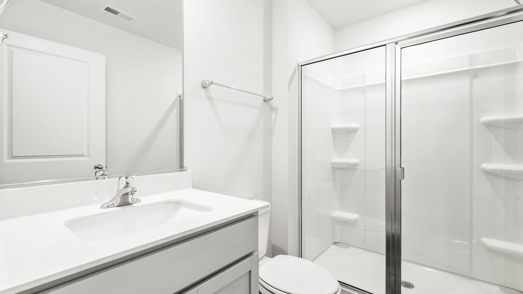 Furnished interior view inside a new home in Willow Mill, Thomasville (Image 7). Furnished interior view inside a new home in Willow Mill, Thomasville (Image 7).