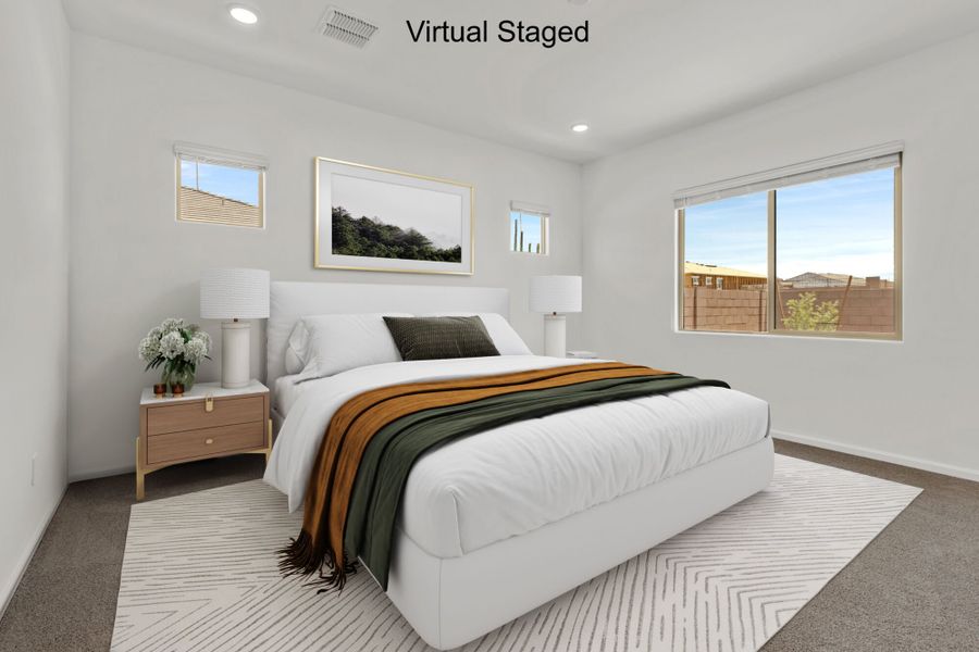 Furnished interior view inside a new home in Saguaro Reserve II, Marana (Image 9).