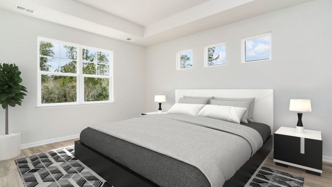 Furnished interior view inside a new home in Livingston Woods, Irmo (Image 6).