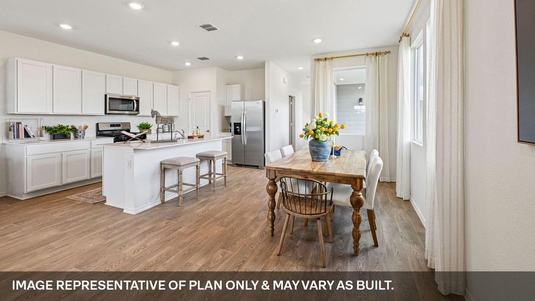 Furnished interior view inside a new home in Valverde, Bastrop (Image 7).