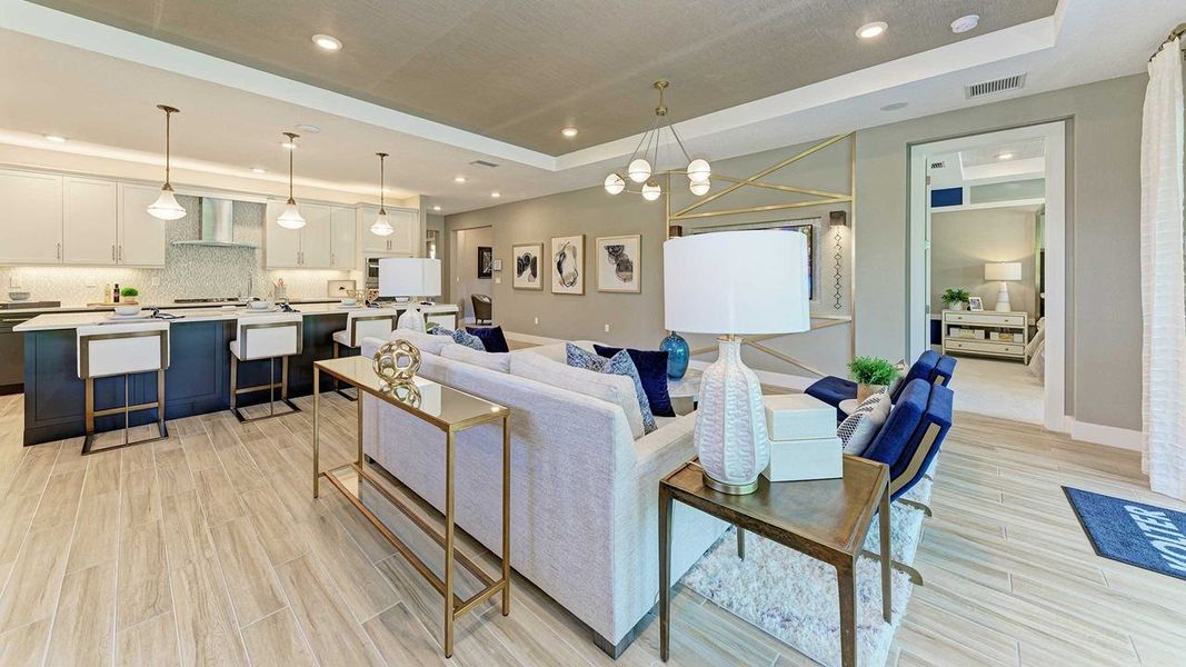 Great Room - Model shown is without Bonus Room
