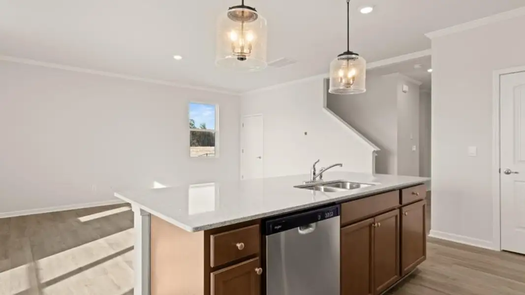 Furnished interior view inside a new home in Fairway 17 at Mirror Lake, Villa Rica (Image 5).