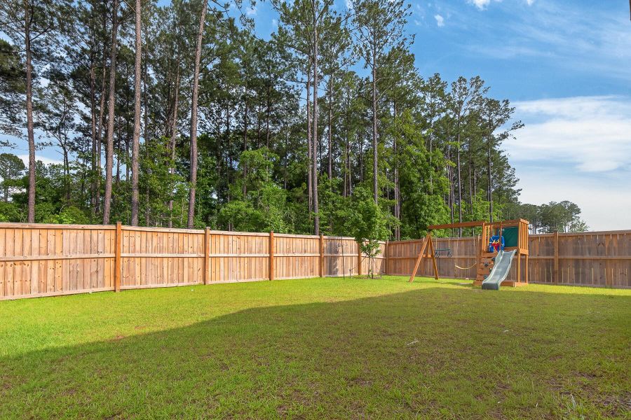 Exterior details and patio area of a home in Cypress Preserve, Moncks Corner (Image 31).