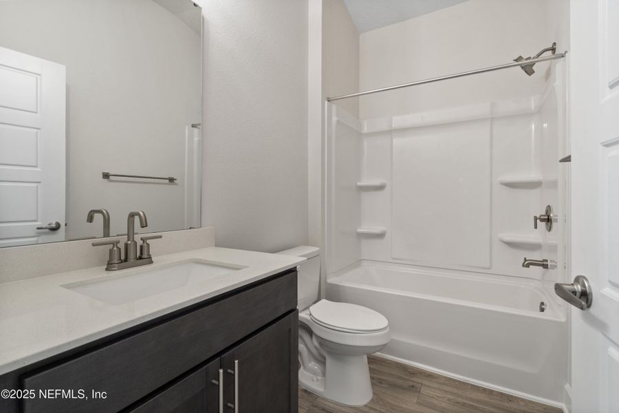 Furnished interior view inside a new home in Shadow Crest at Rolling Hills, Green Cove Springs (Image 12). Furnished interior view inside a new home in Shadow Crest at Rolling Hills, Green Cove Springs (Image 12).