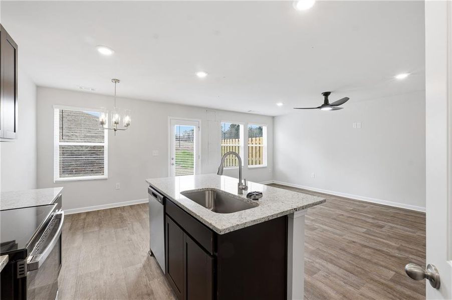 Furnished interior view inside a new home in Moss Creek, Hogansville (Image 6).