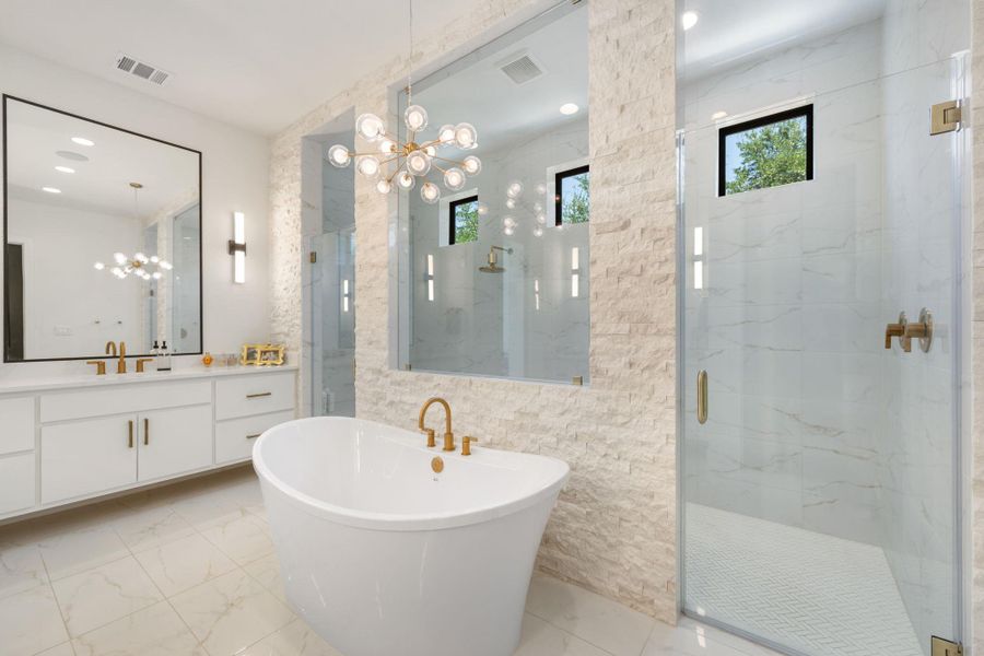 Furnished interior view inside a new home in , Austin (Image 14).