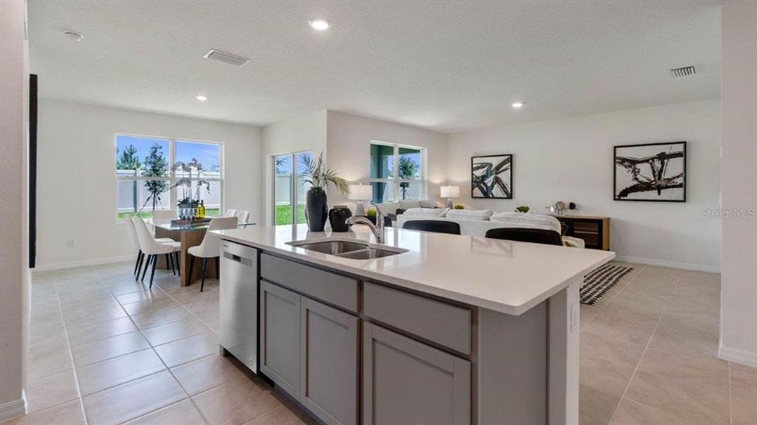 Furnished interior view inside a new home in Villamar, Winter Haven (Image 30).