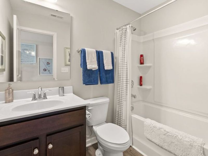 Representative furnished interior of a home built from the Cyprus by True Homes in Mooreland Oaks, Mount Holly (Image 27).