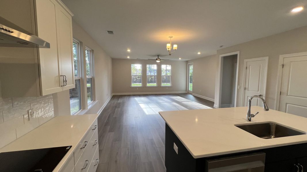 Furnished interior view inside a new home in Dorchester County Homes, Summerville (Image 9).