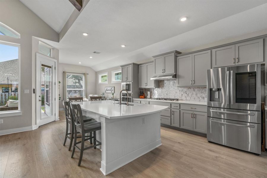 Furnished interior view inside a new home in Bryson, Leander (Image 15). Furnished interior view inside a new home in Bryson, Leander (Image 15).