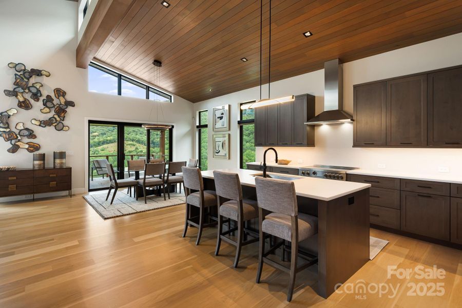 Furnished interior view inside a new home in , Sylva (Image 19).