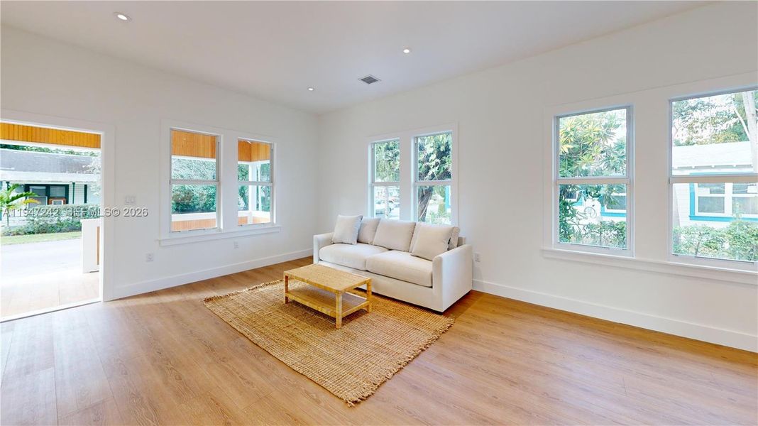 Furnished interior view inside a new home in , Coral Gables (Image 14).
