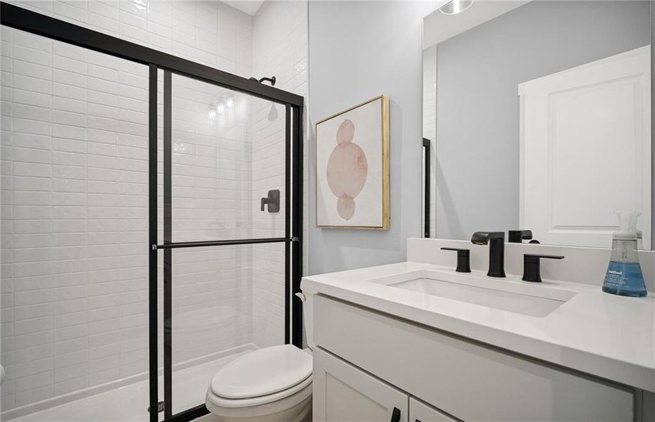 Furnished interior view inside a new home in Rose Creek, Cumming (Image 34). Furnished interior view inside a new home in Rose Creek, Cumming (Image 34).