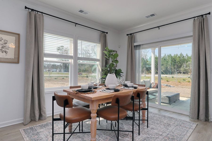 Furnished interior view inside a new home in Fairway Woods at Wyboo, Manning (Image 14). Furnished interior view inside a new home in Fairway Woods at Wyboo, Manning (Image 14).