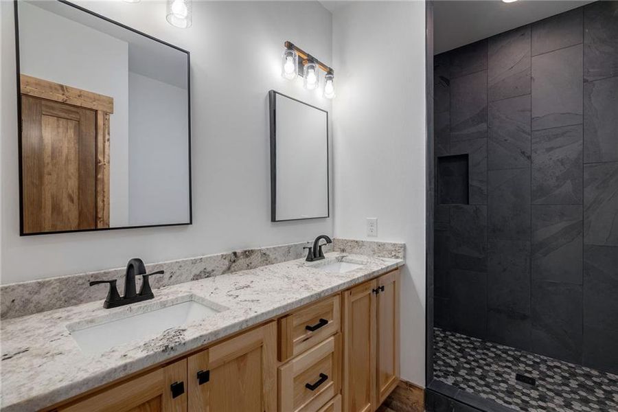 Furnished interior view inside a new home in , Ellijay (Image 9).