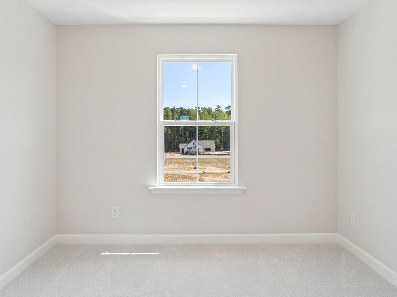 Spacious, unfurnished interior of a new home in Forestville Yard Townhomes, Knightdale (Image 8).