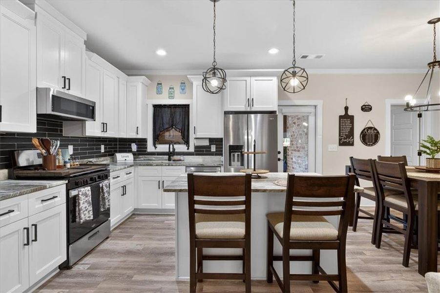 Furnished interior view inside a new home in , Talking Rock (Image 21).