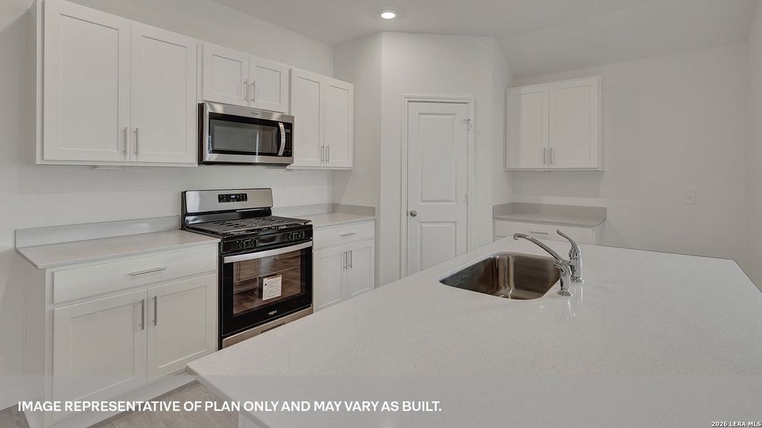 Furnished interior view inside a new home in Trace, San Marcos (Image 7).