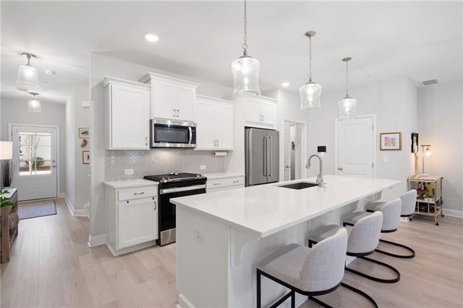 Furnished interior view inside a new home in , Smyrna (Image 13).