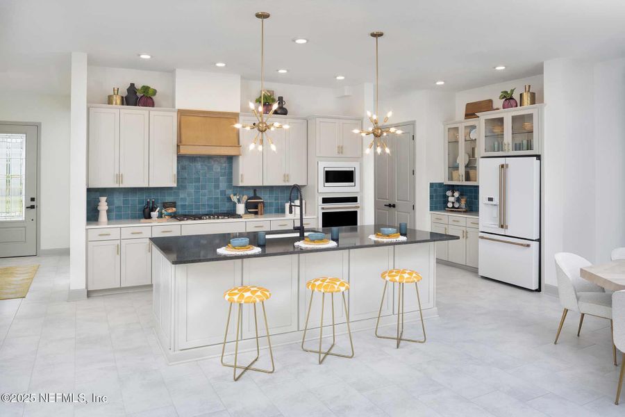 Furnished interior view inside a new home in Seabrook Village 40’ Rear Entry, Nocatee (Image 5).