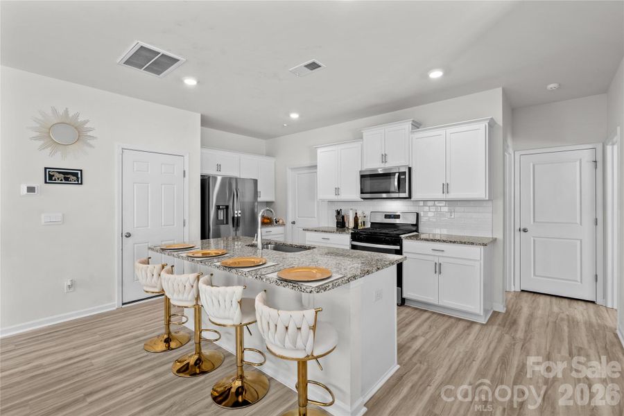 Furnished interior view inside a new home in Wallace Springs, Statesville (Image 11).