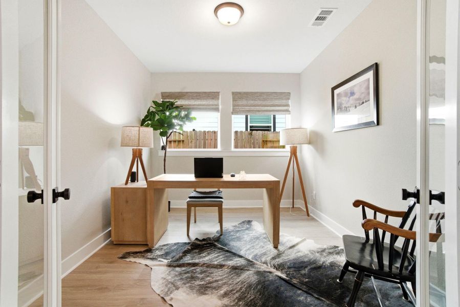 Furnished interior view inside a new home in Woodforest - Kingsley Square 50' Homesites, Montgomery (Image 5).
