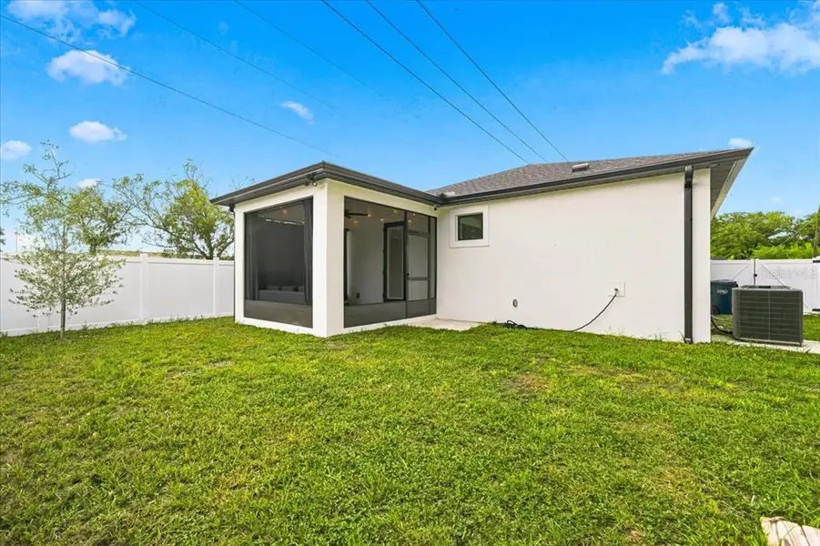 Exterior details and patio area of a home in , Tampa (Image 4). Exterior details and patio area of a home in , Tampa (Image 4).