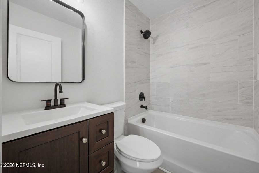 Furnished interior view inside a new home in , Jacksonville (Image 14).