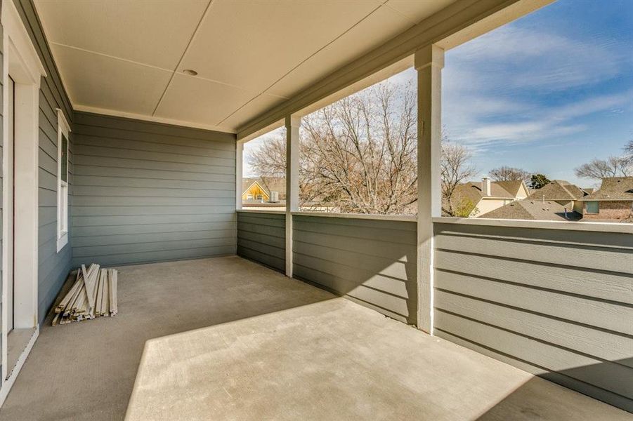 Exterior details and patio area of a home in , Coppell (Image 6).