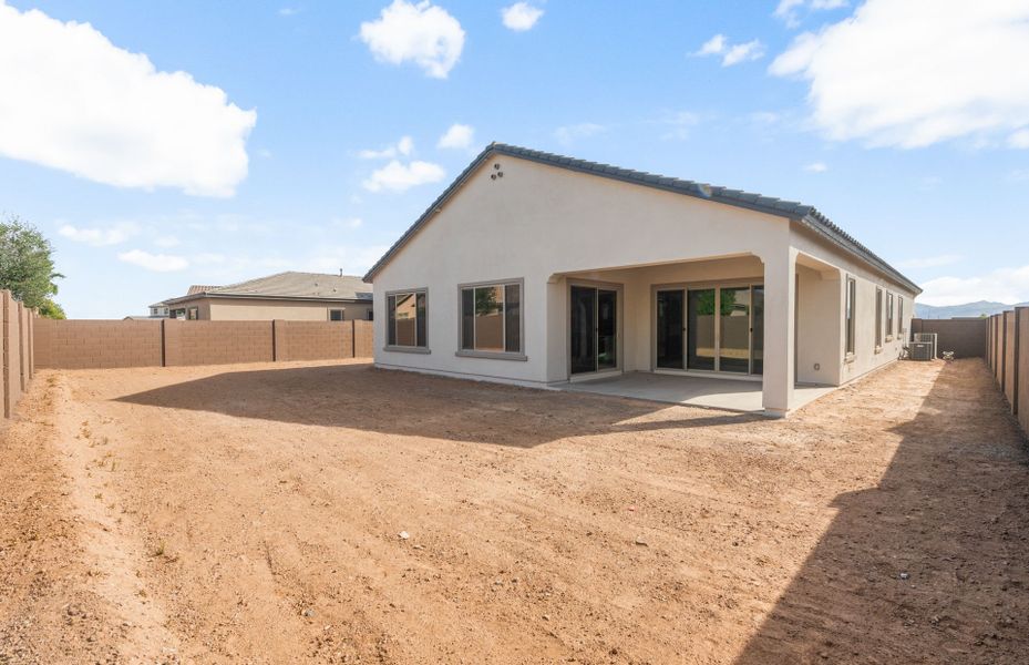Exterior details and patio area of a home in Artisan at Asante, Surprise (Image 3).