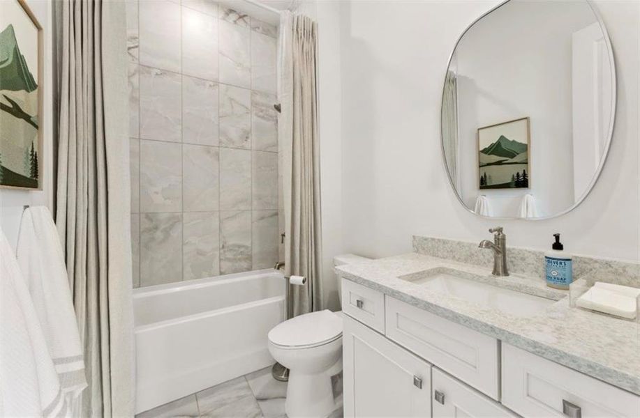 Furnished interior view inside a new home in Legacy Downs, Canton (Image 7).
