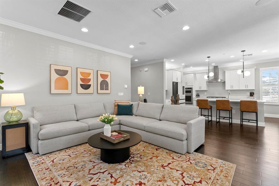 Furnished interior view inside a new home in , Tampa (Image 38). Furnished interior view inside a new home in , Tampa (Image 38).