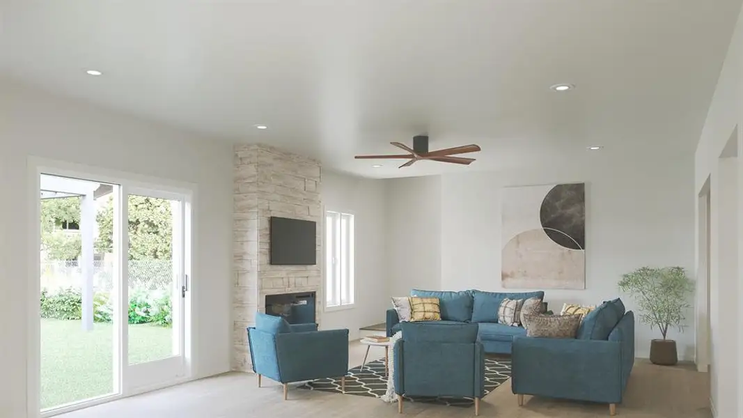 Furnished interior view inside a new home in , Kennedale (Image 5).