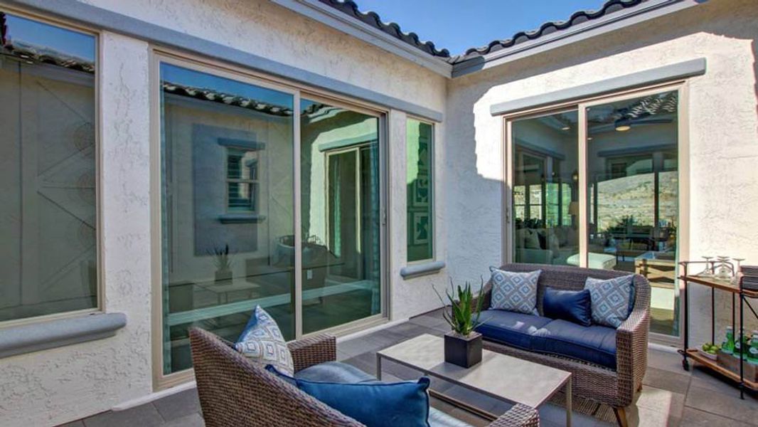 Representative furnished interior of a home built from the Appaloosa by Taylor Morrison in Victory at Verrado Venture II Collection 55+, Buckeye (Image 32).