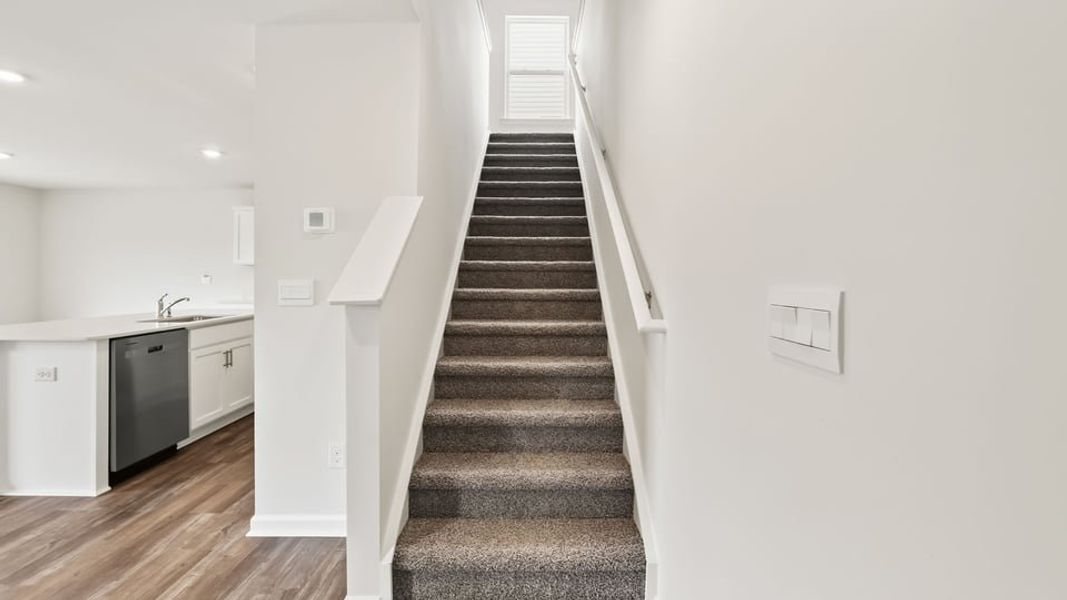 Spacious, unfurnished interior of a new home in Durbin Meadows, Fountain Inn (Image 23). Spacious, unfurnished interior of a new home in Durbin Meadows, Fountain Inn (Image 23).